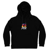Mens Pullover Hoodie - I Of The Tiger Black