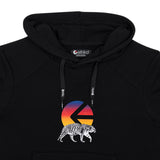Mens Pullover Hoodie - I Of The Tiger Black