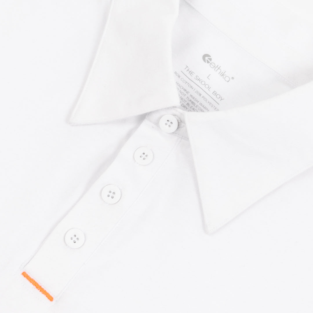 The Skool Boy Polo Shirt - White