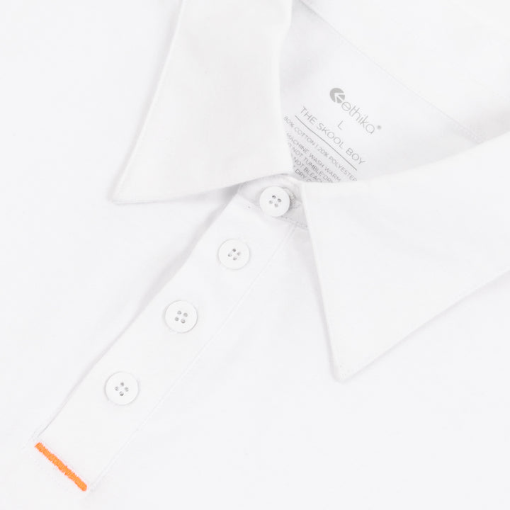 The Skool Boy Polo Shirt - White