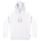 Womens Pullover Hoodie - Ethika Poetry White