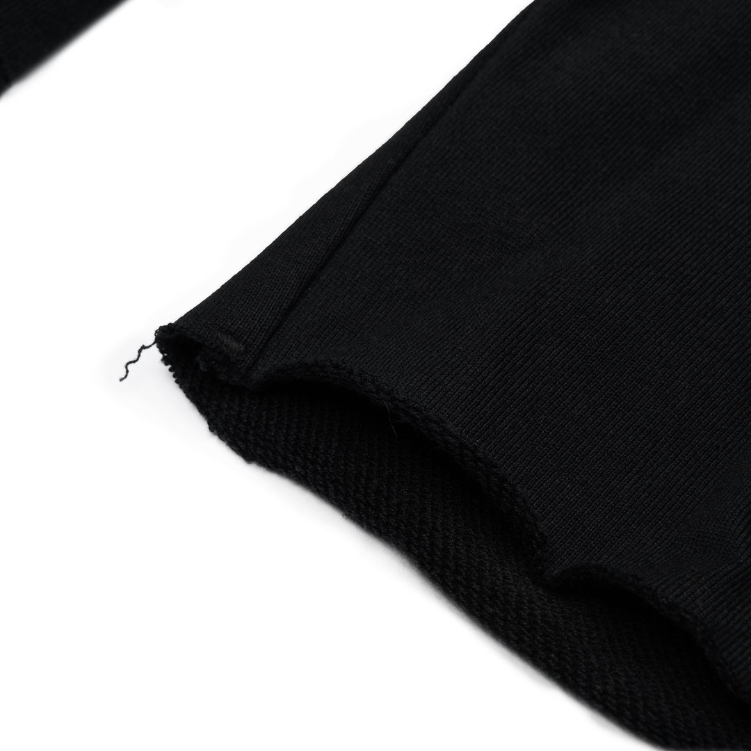 Womens Raw Edge Short - Black