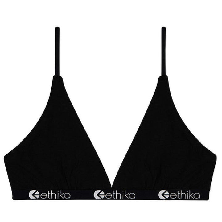 Midnight Black Triangle Bra